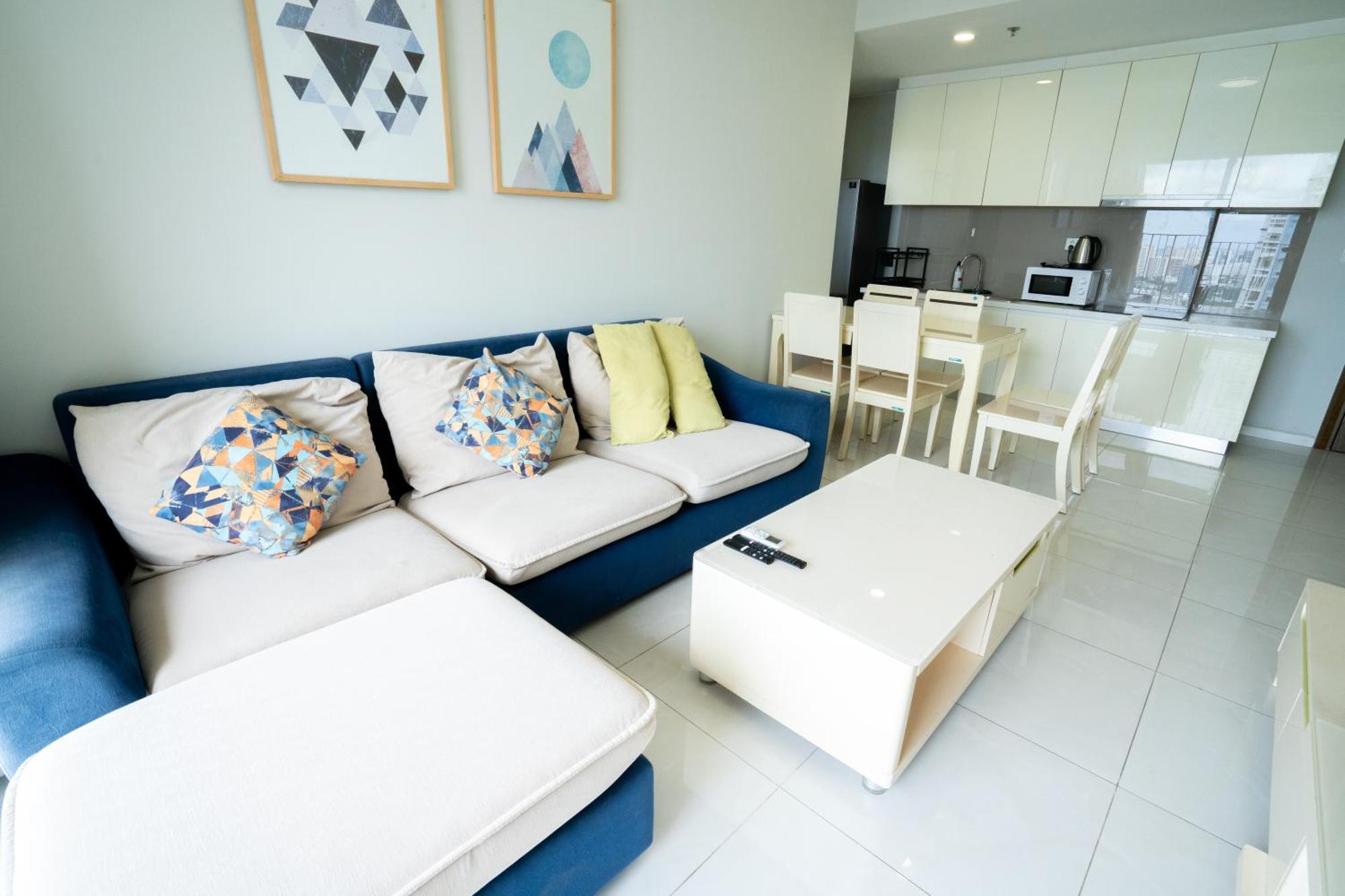 Apartment Thao Dien High-rise With Beautiful Night View 2 Bed 2 Bath Masteri An Phu Sol *