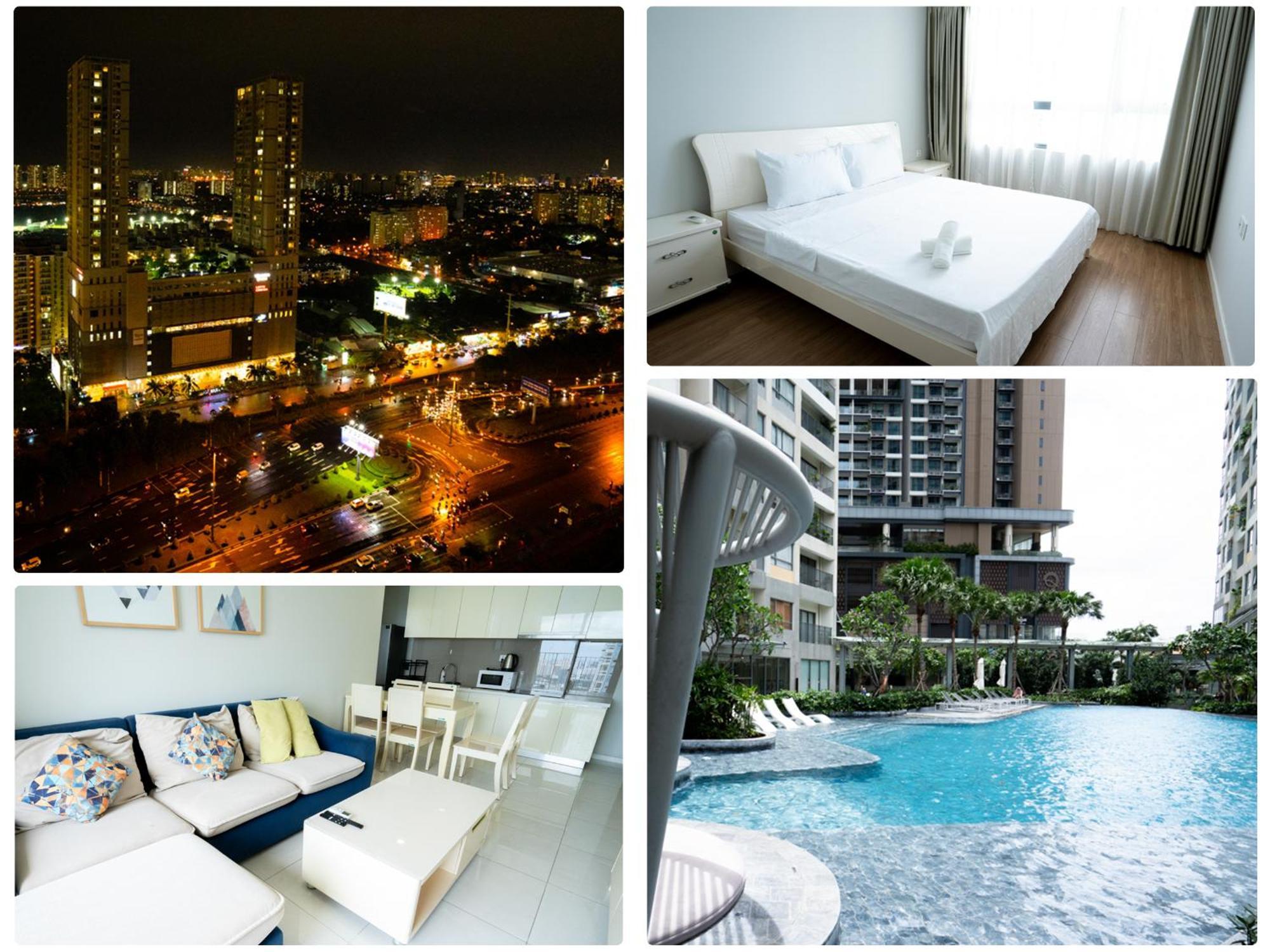 Apartment Thao Dien High-rise With Beautiful Night View 2 Bed 2 Bath Masteri An Phu Sol